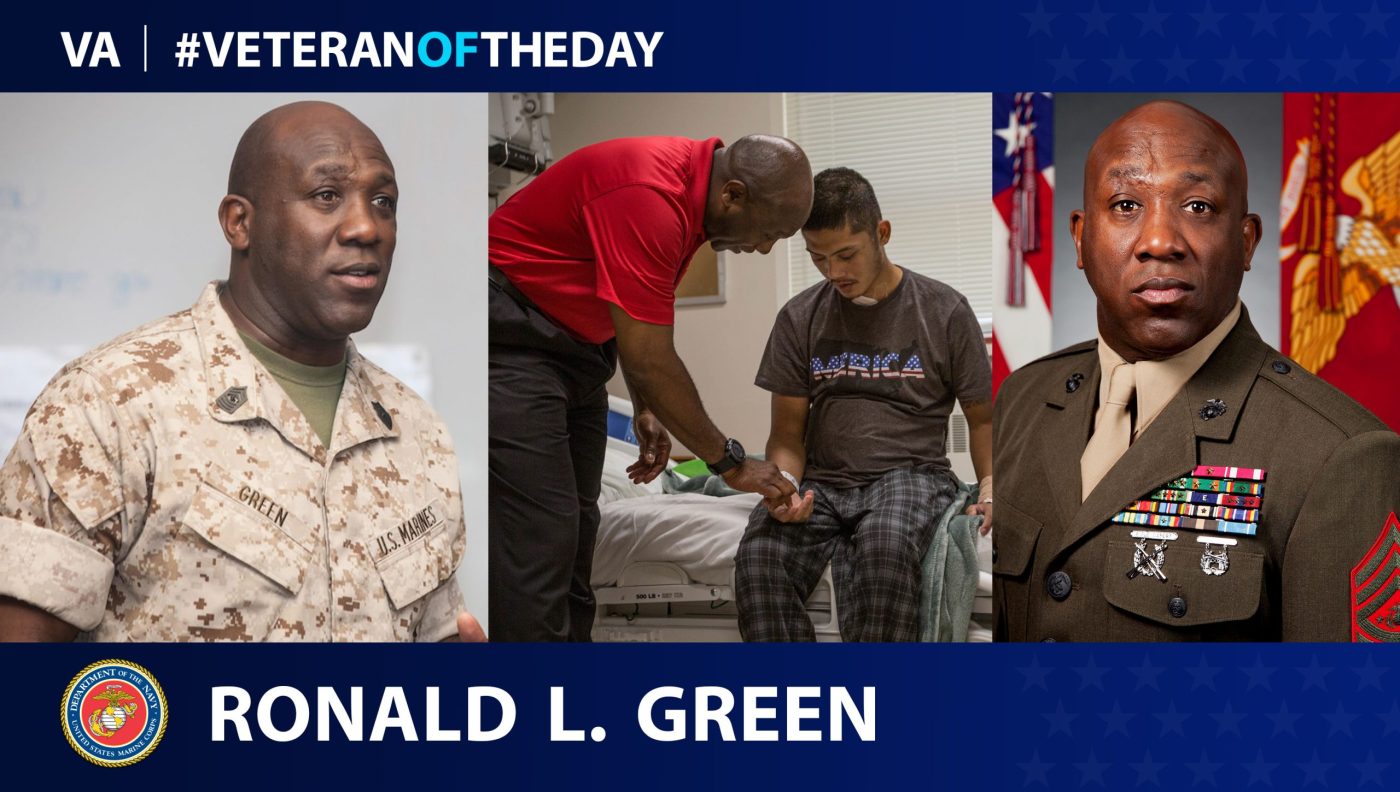#VeteranOfTheDay Marine Corps Veteran Ronald L. Green