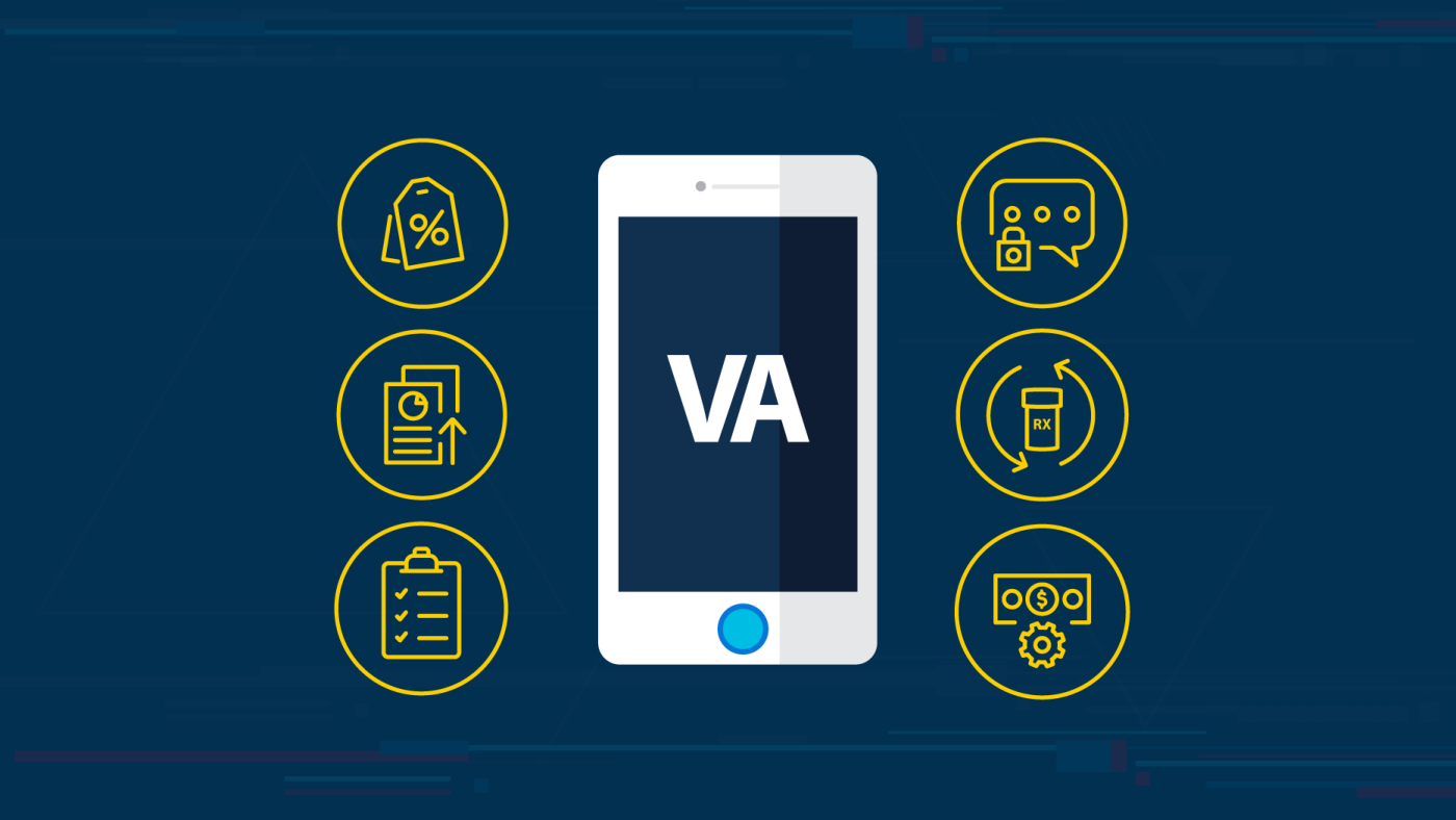 VA Health and Benefits mobile app features