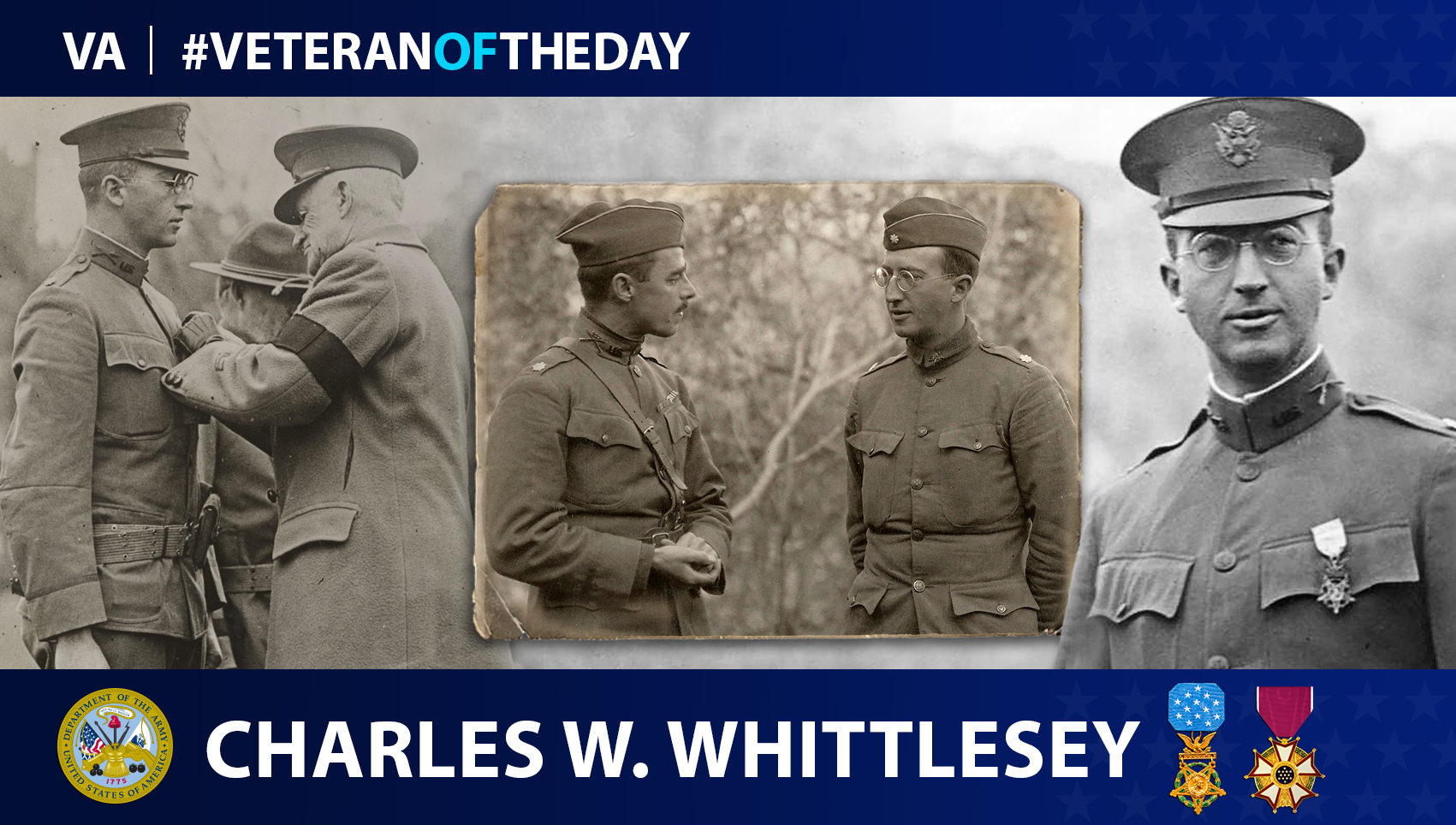 Army Veteran Charles W. Whittlesey is today’s Veteran of the Day.