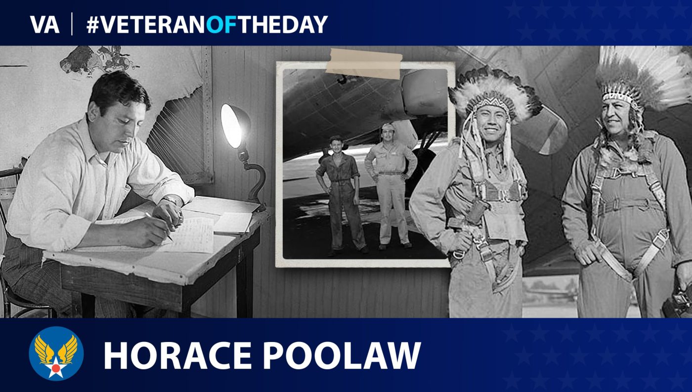 #VeteranOfTheDay Army Air Forces Veteran Horace Poolaw
