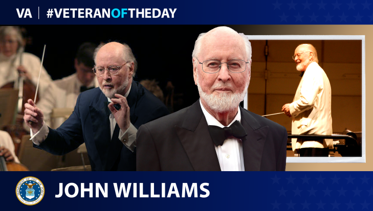 Air Force Veteran John Towner Williams is today’s Veteran of the Day.