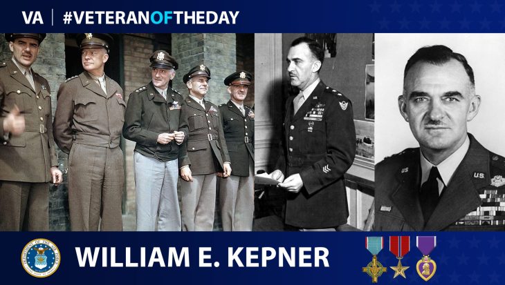 Air Force Veteran William E. Kepner is today’s Veteran of the Day.