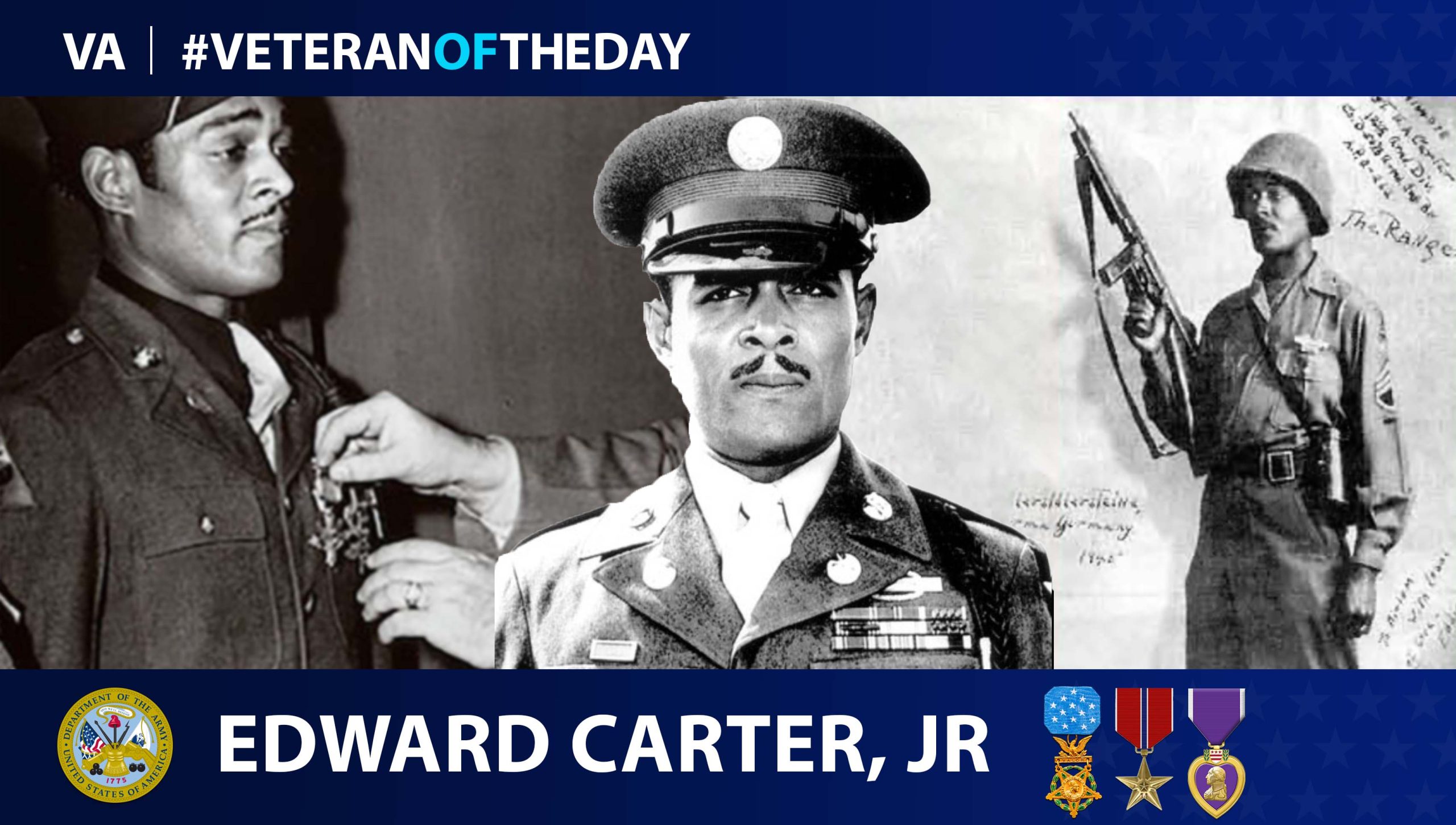 Army Veteran Edward Carter Jr. is today's Veteran of the Day.
