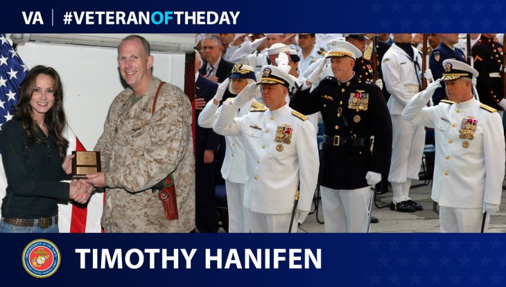 Navy Veteran Tim Hanifen is today’s Veteran of the Day.