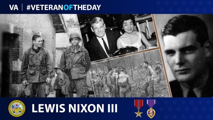Army Veteran Lewis Nixon III is today's Veteran of the Day.