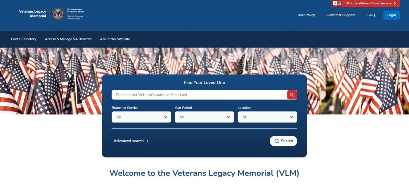 Veterans Legacy Memorial honors the many who have served