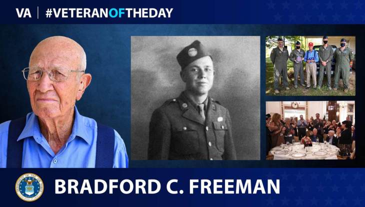 Army Veteran Bradford Freeman is today’s Veteran of the Day.