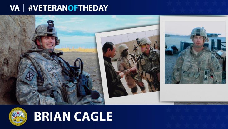Army Veteran Brian Cagle is today’s Veteran of the Day.
