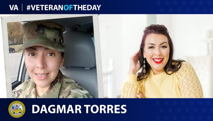 Army Veteran Dagmar Torres is today’s Veteran of the Day.