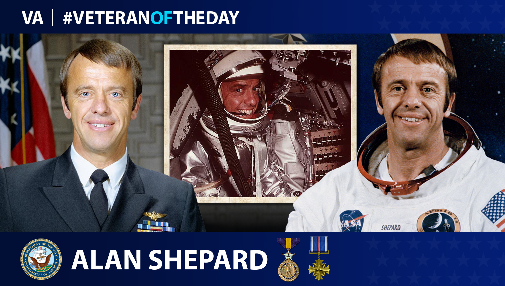 #VeteranOfTheDay Navy Veteran Alan Shepard