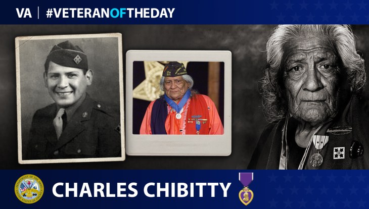 Army Veteran Charles Chibitty is today’s #VeteranOfTheDay