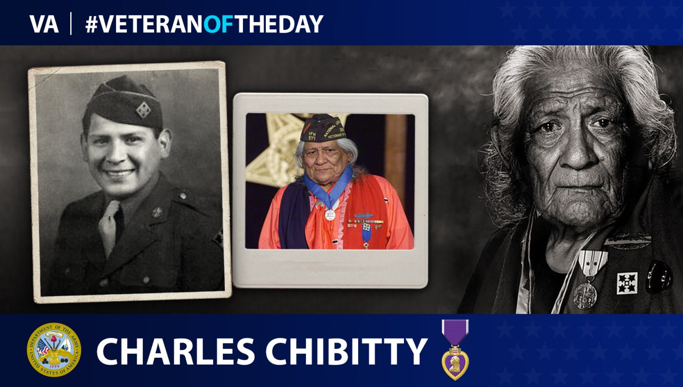 #VeteranOfTheDay Army Veteran Charles Chibitty