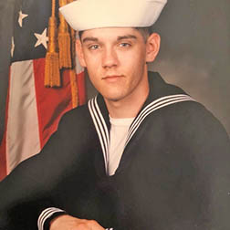 Young Navy sailor