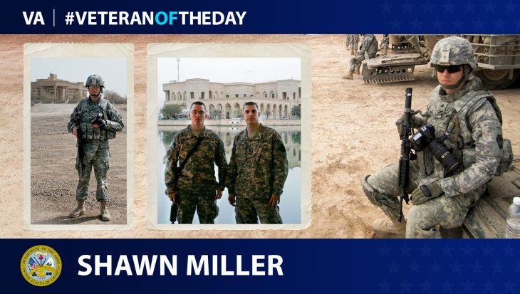 Army National Guard Veteran Shawn Miller is today’s Veteran of the Day.