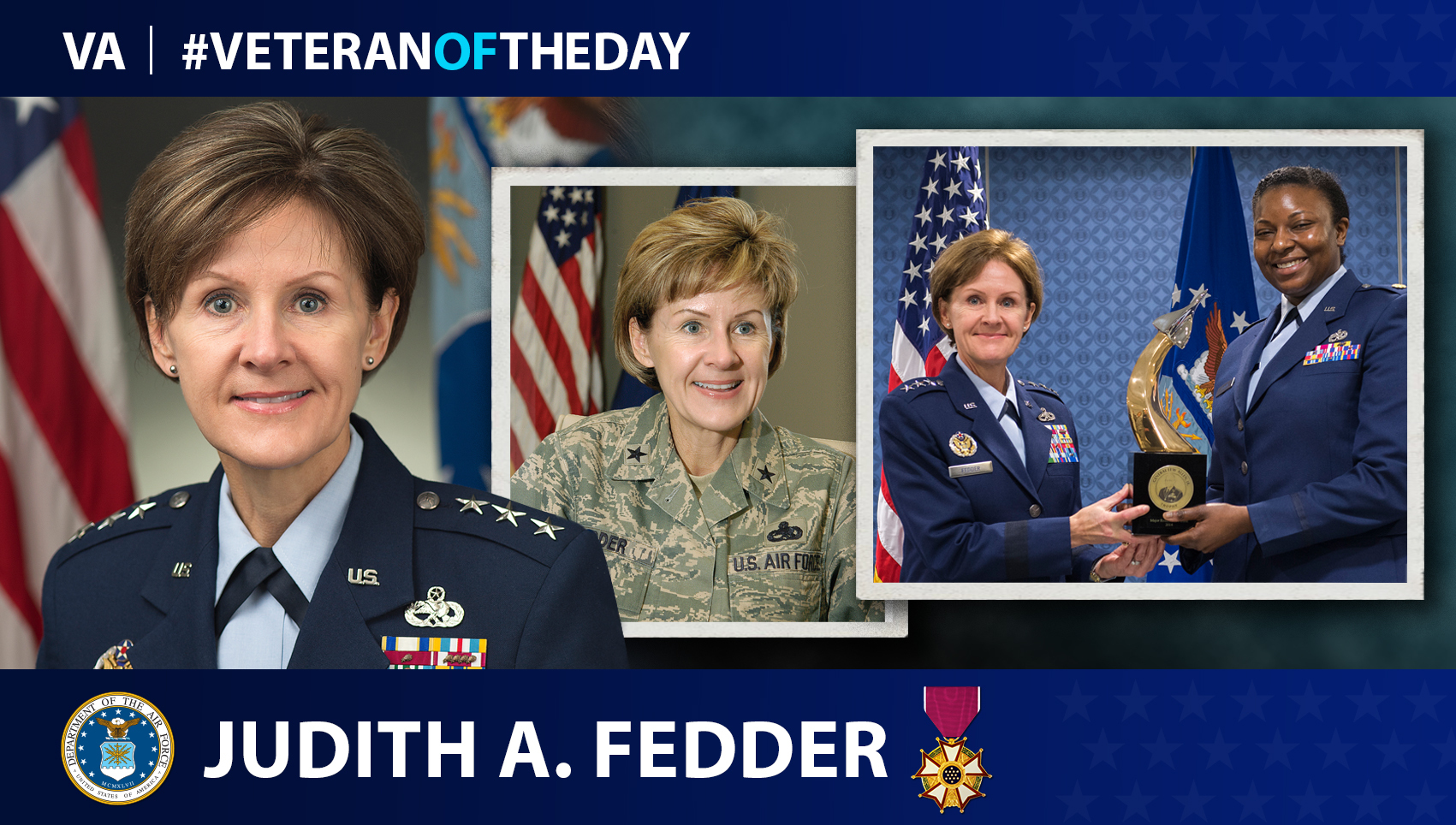 Air Force Veteran Judith Fedder is today’s Veteran of the Day.