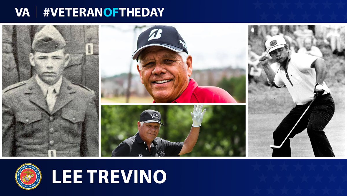 Marine Corps Veteran Lee Trevino is today’s Veteran of the Day.