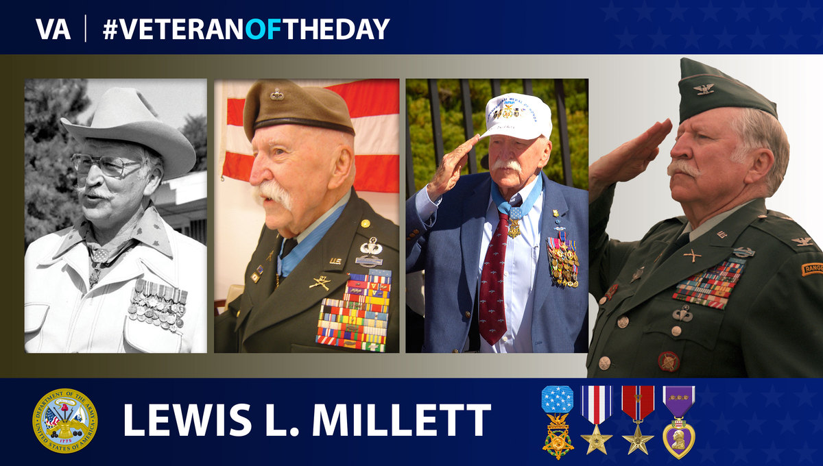 Army Veteran Lewis Millett is today’s Veteran of the Day.
