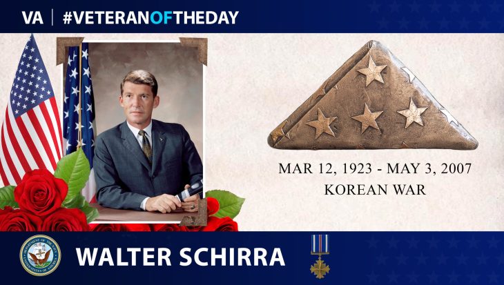 Navy Veteran Walter “Wally” Schirra is today’s Veteran of the Day.
