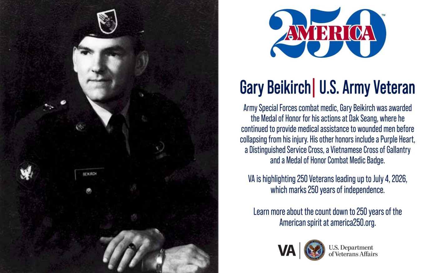America250: Army Veteran Gary Beikirch
