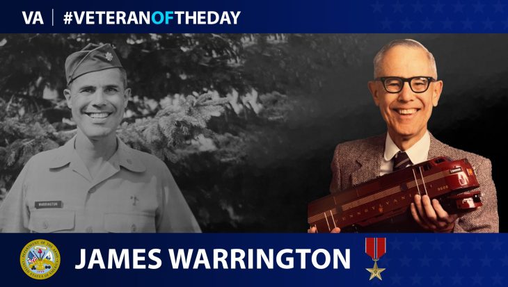 Army and Air Force Veteran James Warrington is today’s Veteran of the Day.
