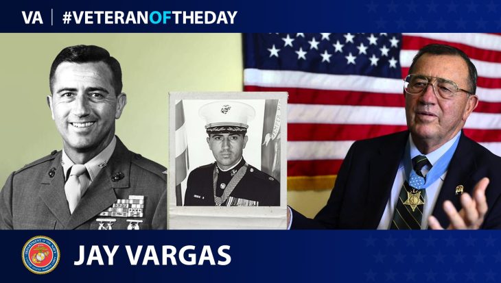 Marine Corps Veteran Jay Vargas is today’s Veteran of the Day.
