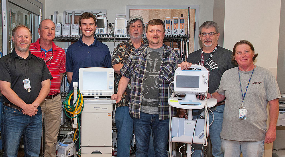 Group of BESS with medical equipment