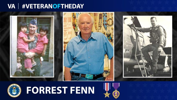 Air Force Veteran Forrest Fenn is today’s Veteran of the Day.