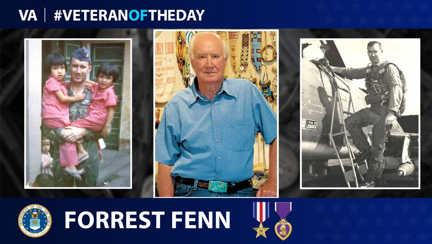 #VeteranOfTheDay Air Force Veteran Forrest Fenn