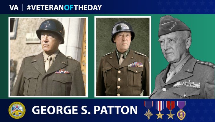 Army Veteran George S. Patton is today’s Veteran of the Day.