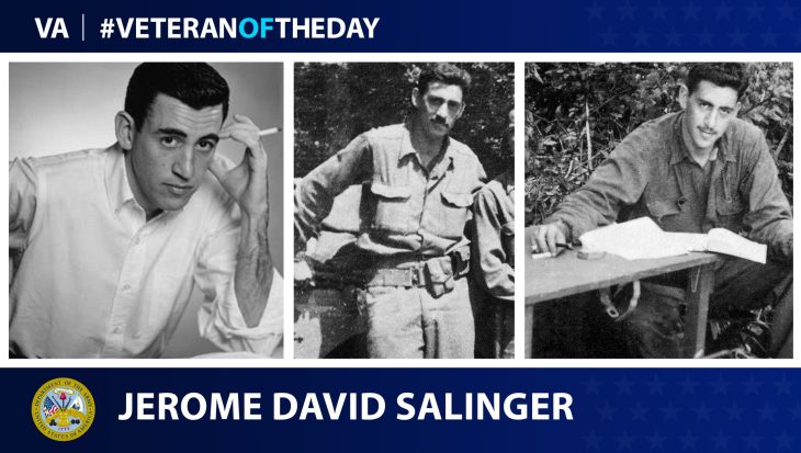 Army Veteran J.D. Salinger is today’s Veteran of the Day.