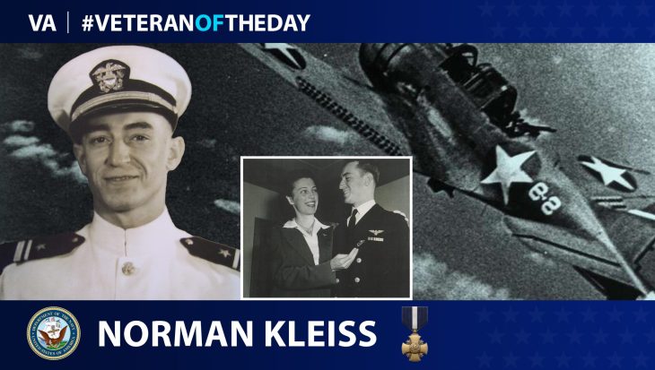 Navy Veteran Norman Kleiss is today’s Veteran of the Day.