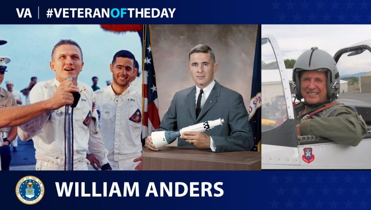 Today’s #VeteranOfTheDay is Air Force Veteran William Anders.
