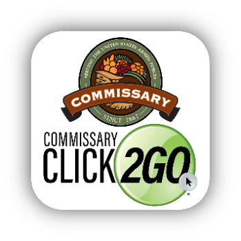 shopping mobile app logo for the defense commissary