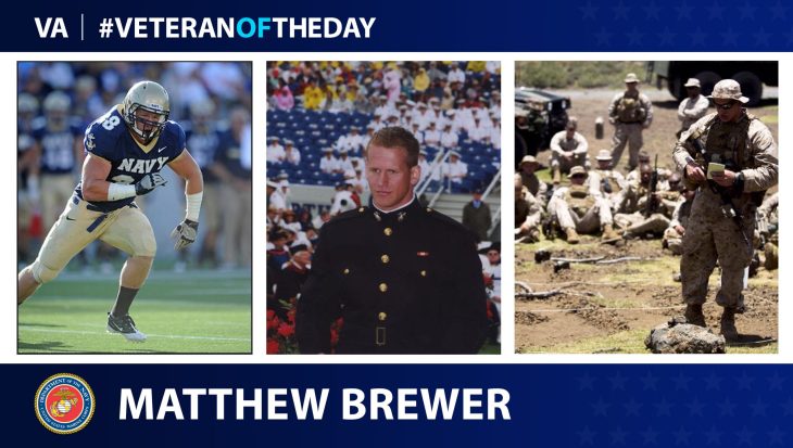 United States Marine Corps Veteran Matthew Brewer is today’s Veteran of the Day.