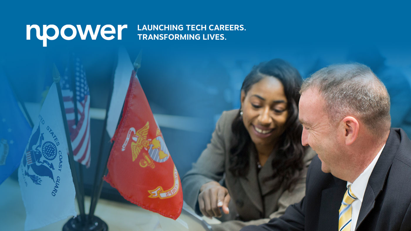 Npower is a nonprofit organization that trains Veterans from underserved communities to apply the skills they learned in the military to careers in technology.