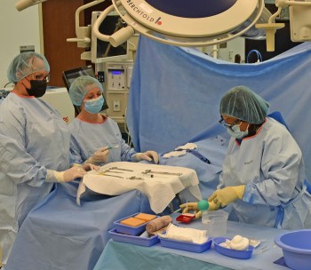 Scene of hospital operating room