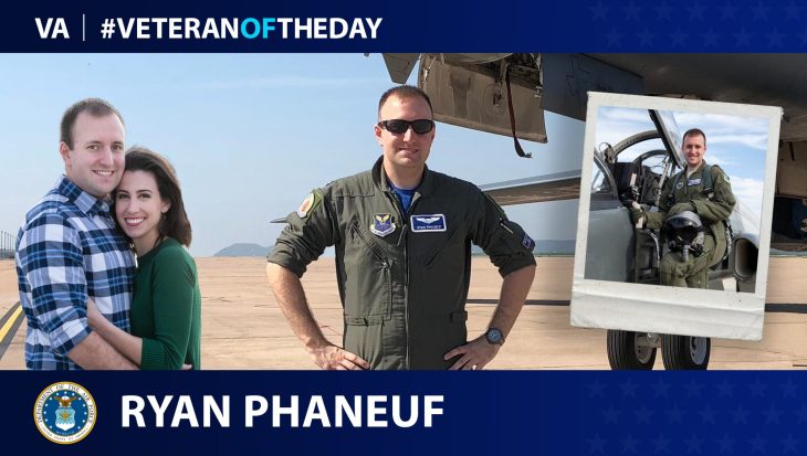 Air Force Veteran Ryan Phaneuf is today’s Veteran of the Day.