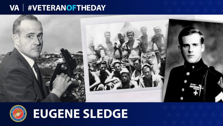 Marine Veteran Eugene Sledge is today’s Veteran of the Day.