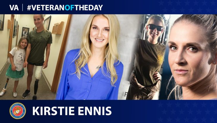 Marine Corps Veteran Kirstie Ennis is today’s Veteran of the Day.