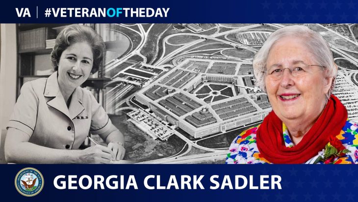 Navy Veteran Georgia Clark Sadler is today’s Veteran of the Day.