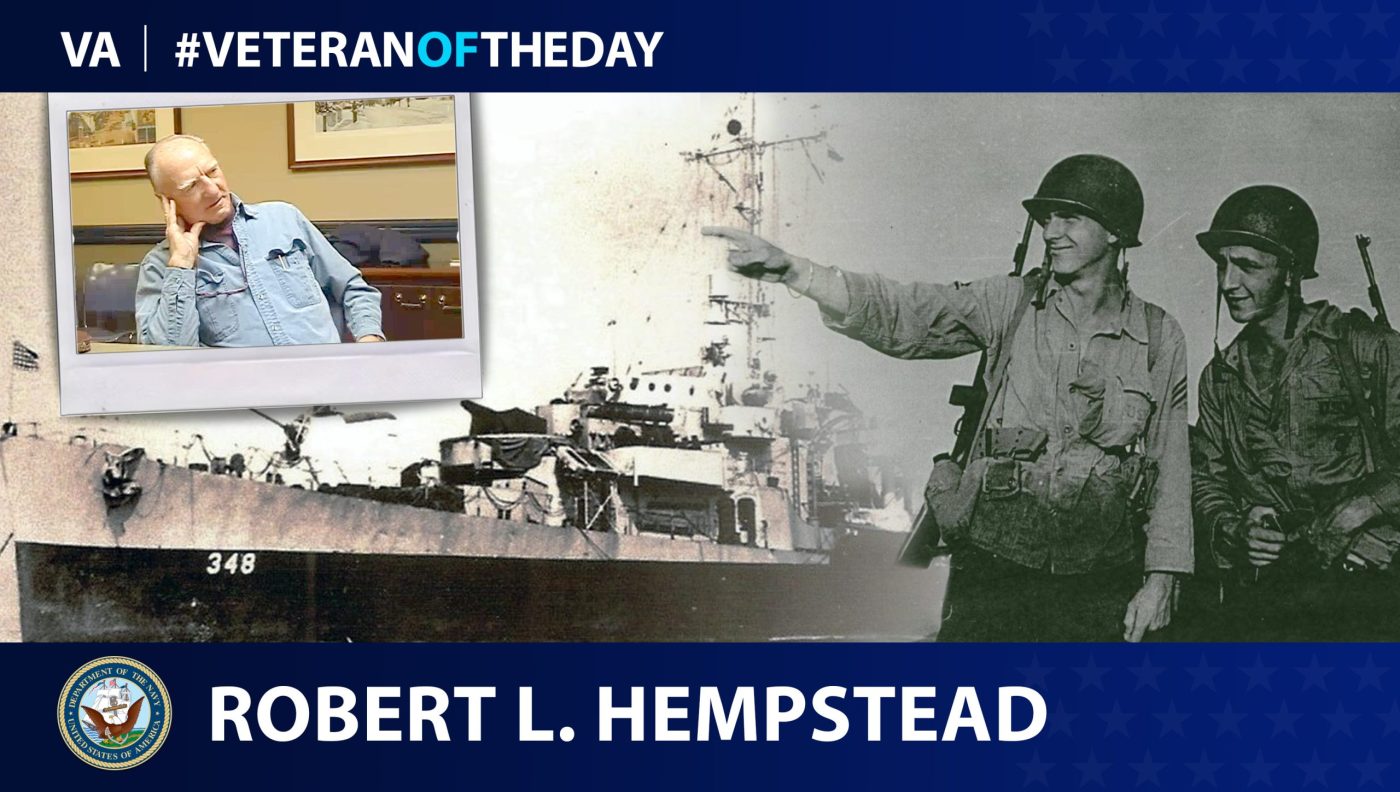 #VeteranOfTheDay Navy Veteran Robert Hempstead