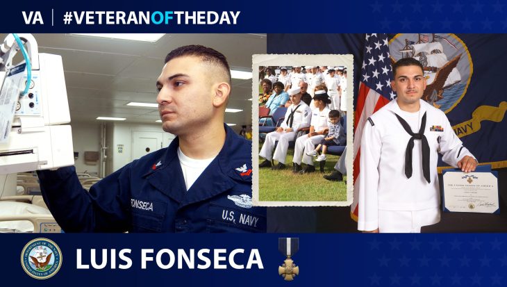 Navy Veteran Lewis Fonseca is today’s Veteran of the Day