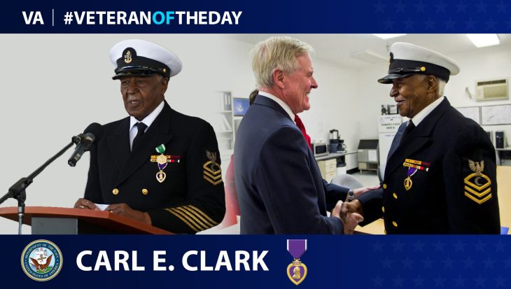Navy Veteran Carl Clark is today’s Veteran of the Day