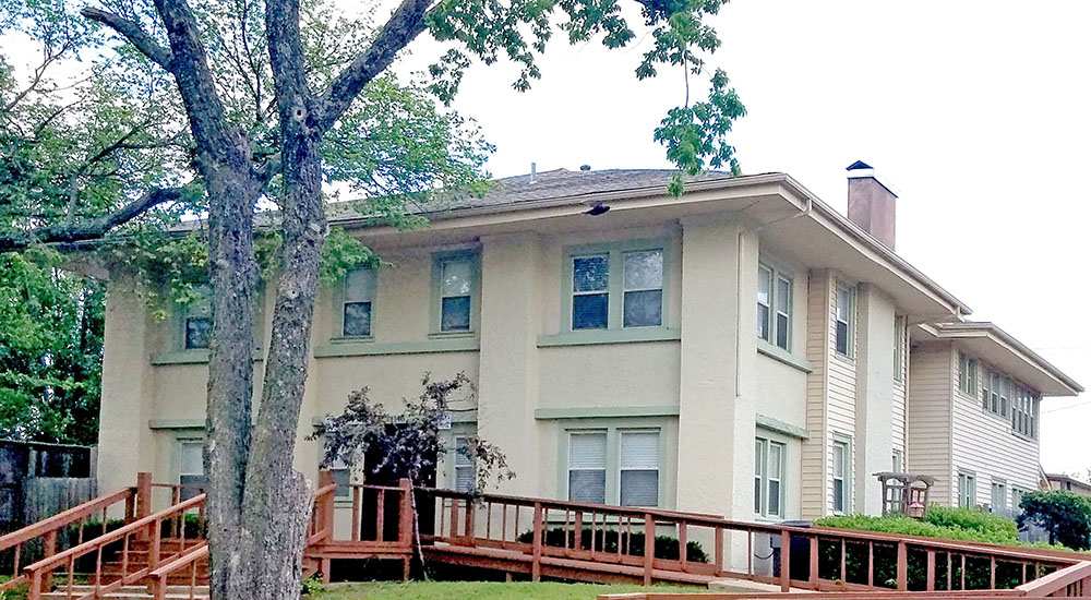 Large building known as Friendship House for homeless Veterans