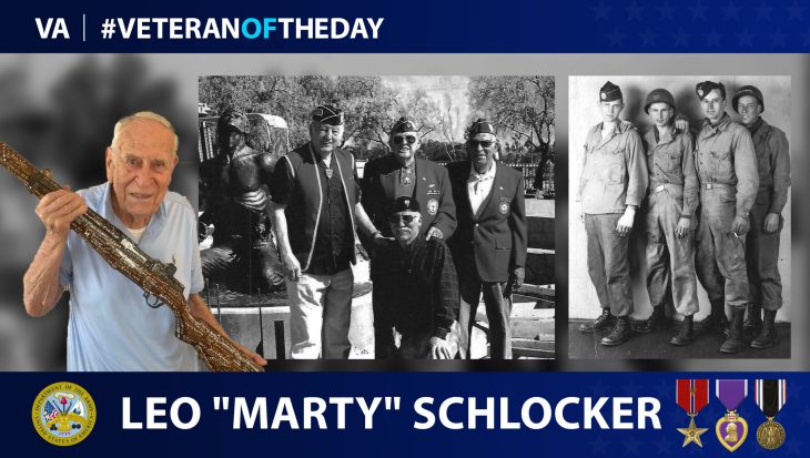 Army Veteran Leo Marin “Marty” Schlocker is today’s Veteran of the Day