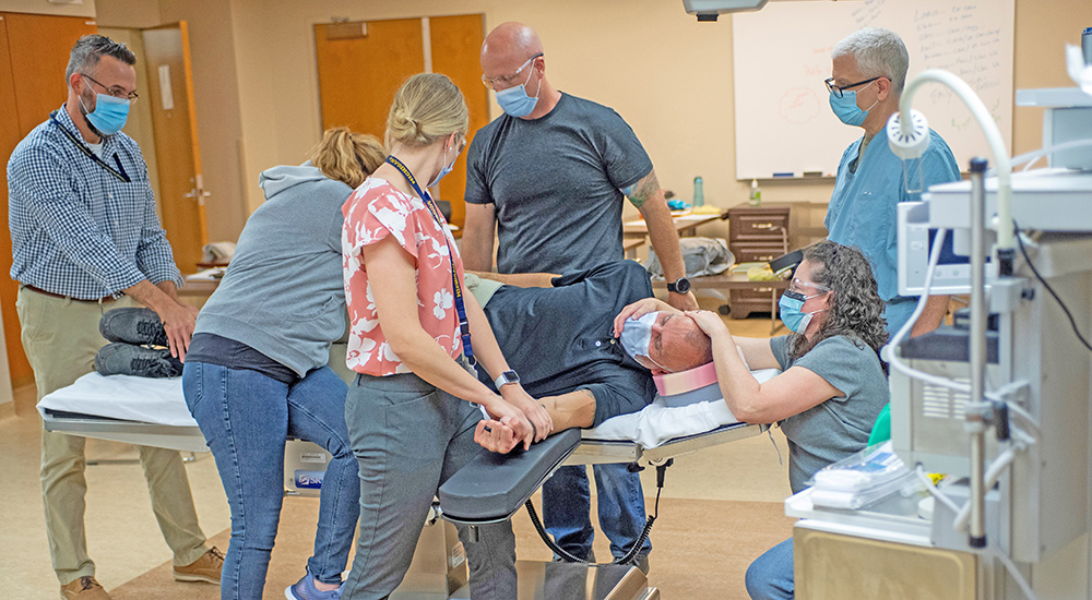 Staff simulation training to prevent patient harm; emergence delirium
