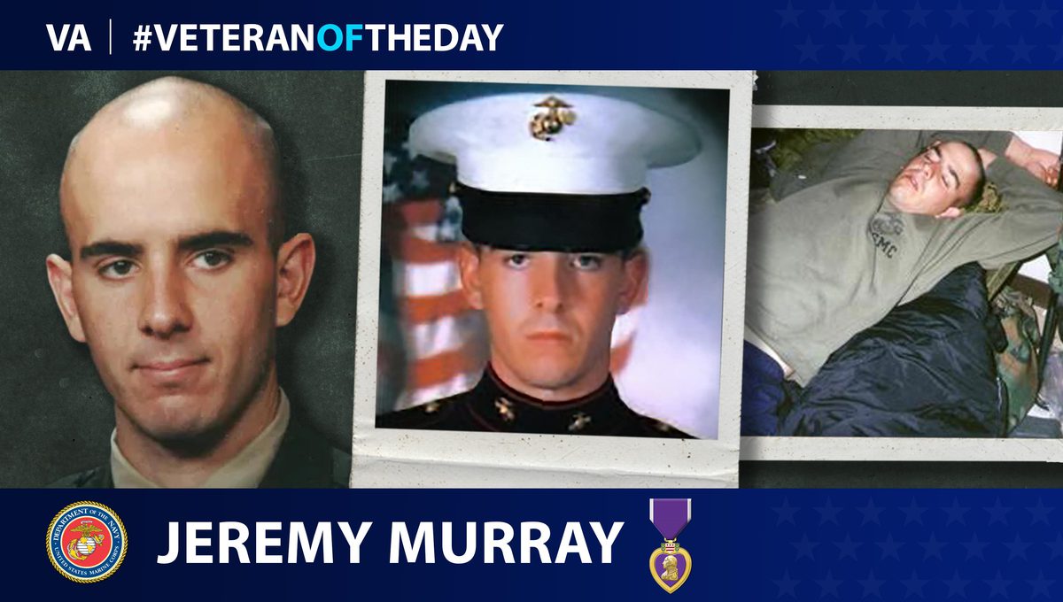 #VeteranOfTheDay Marine Veteran Jeremy Murray