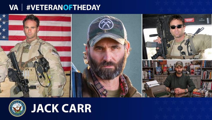 Navy Veteran Jack Carr is today’s Veteran of the Day.