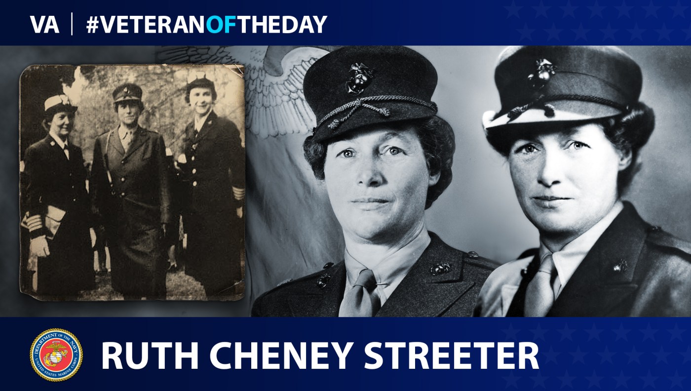 #VeteranOfTheDay Marine Veteran Ruth Cheney Streeter