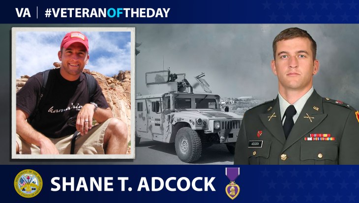 Army Veteran Shane T. Adcock is today’s Veteran of the Day.